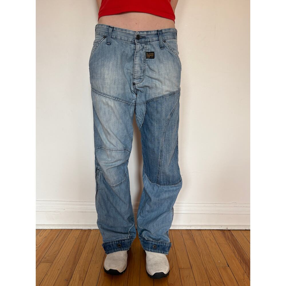G-Star Raw Denim Panelled Utility Jeans